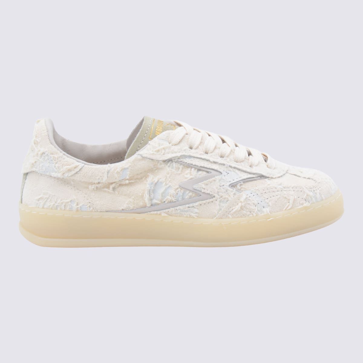 M. O.A. master of arts White Leather Sneakers