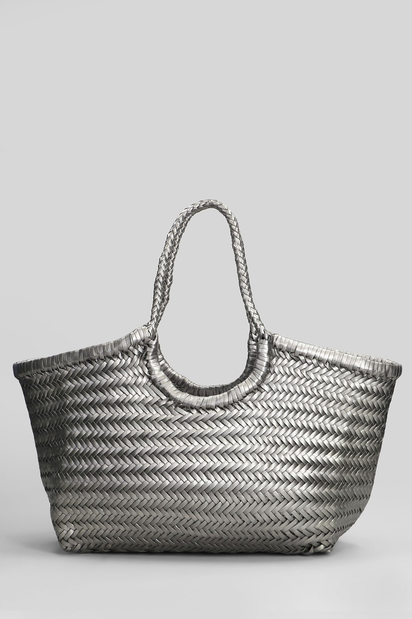 Dragon Diffusion Nantucket Basket Big Tote In Gunmetal Leather