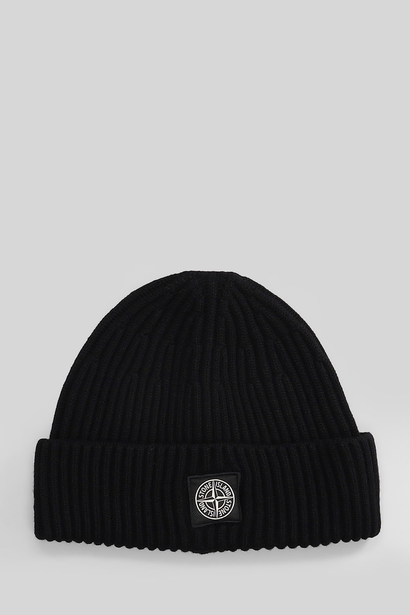Stone Island Hats In Black Wool