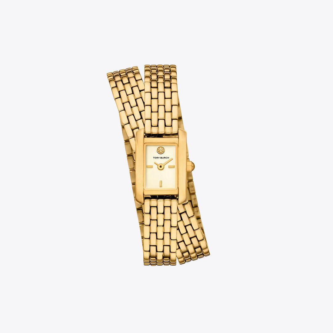 Tory Burch Mini Eleanor Double Wrap Watch