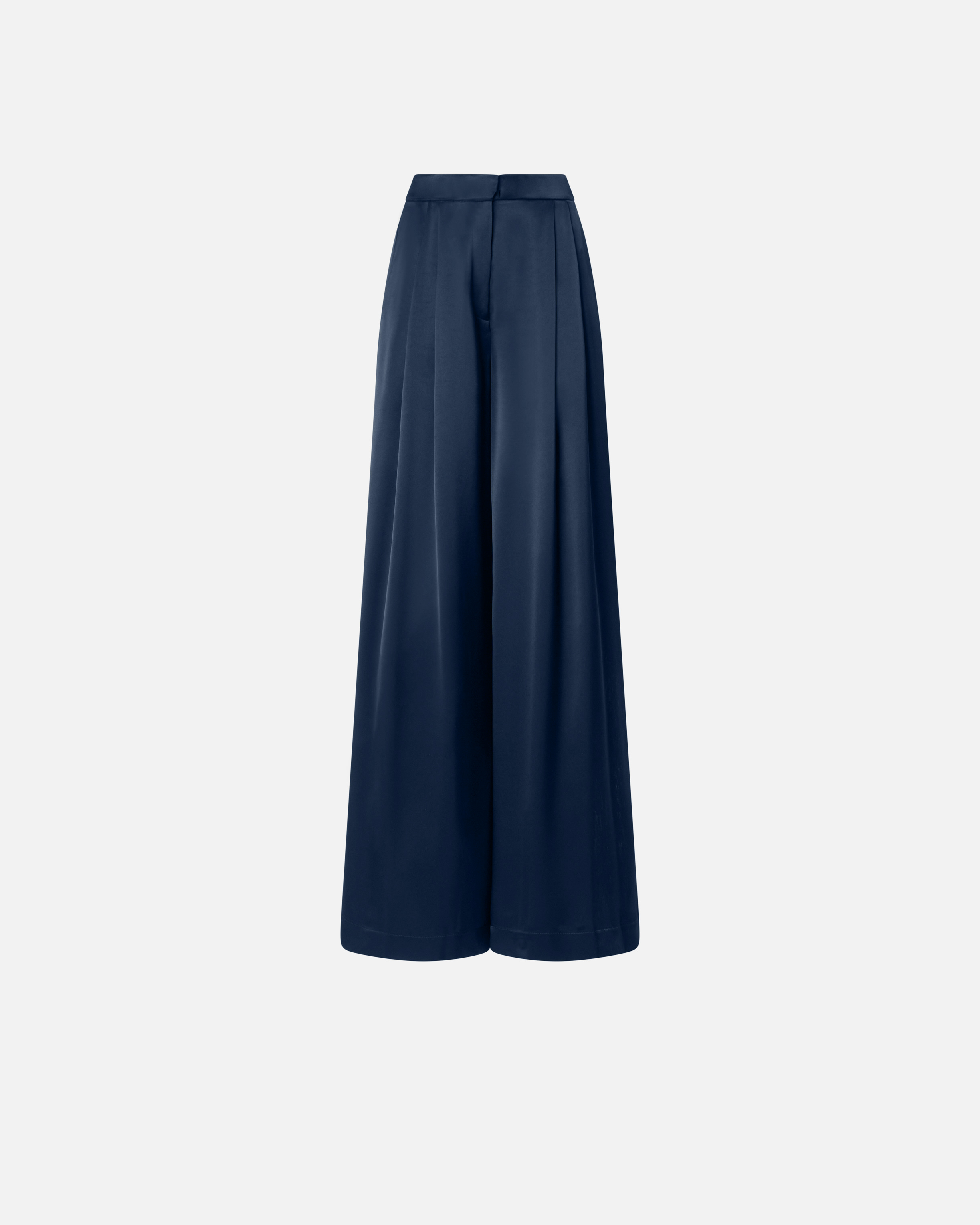 Pinko, Pantalon long et large, Bleu nuit sans lune, 36
