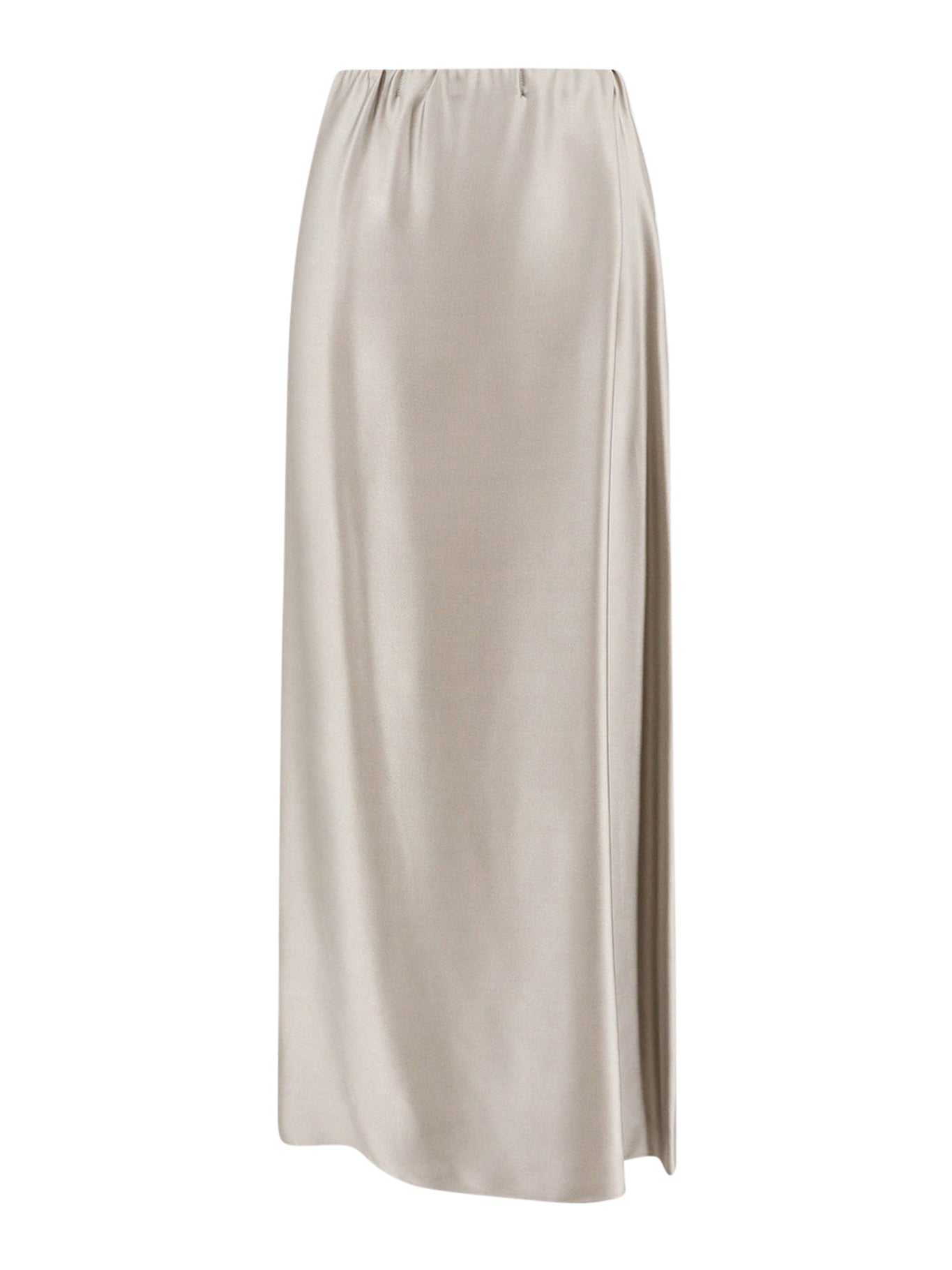 SILK SKIRT WITH SPLIT - Giorgio Armani - Woman