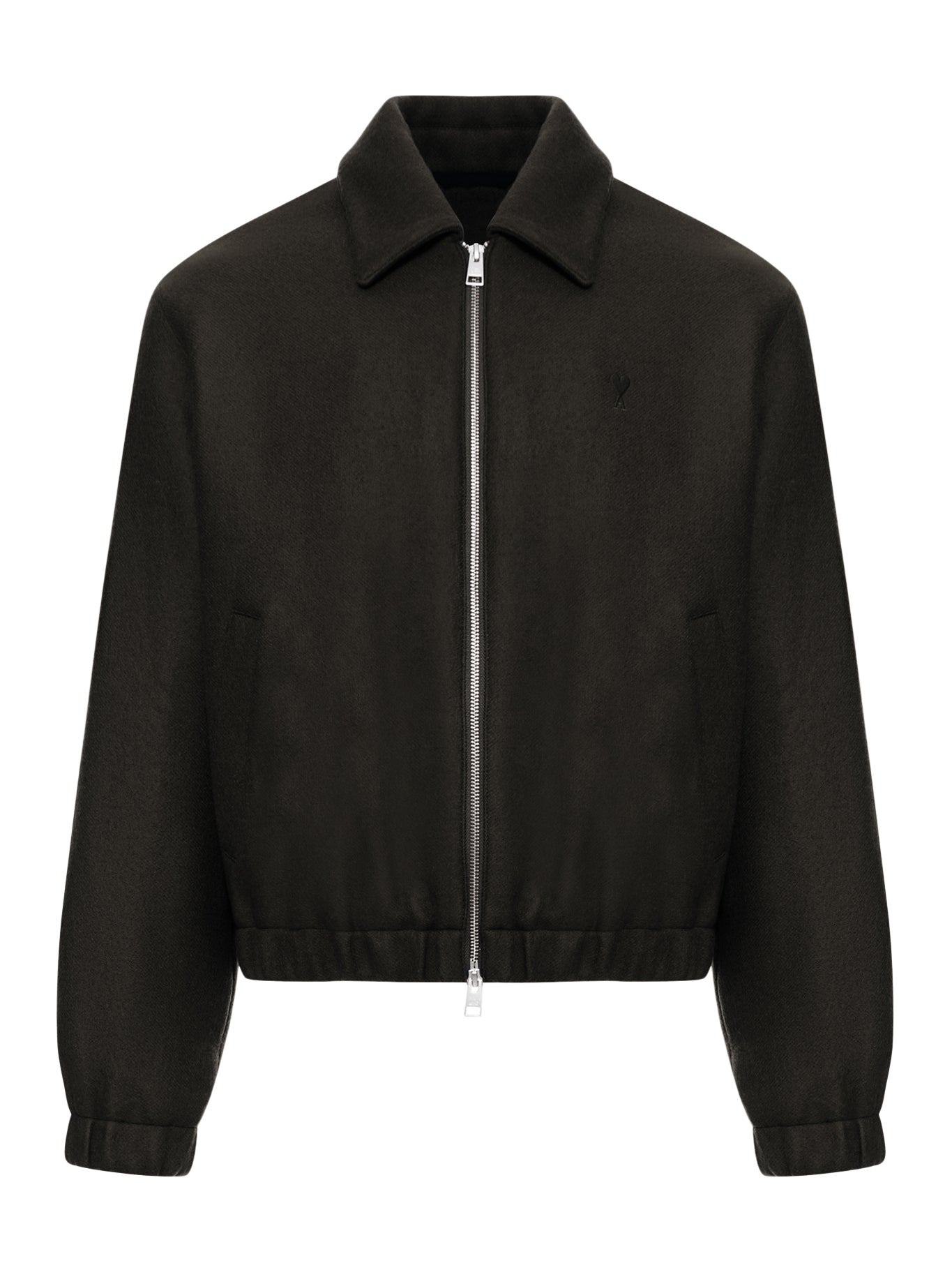 AMI DE COEUR WOOL ZIP-UP JACKET - Ami Paris - Man