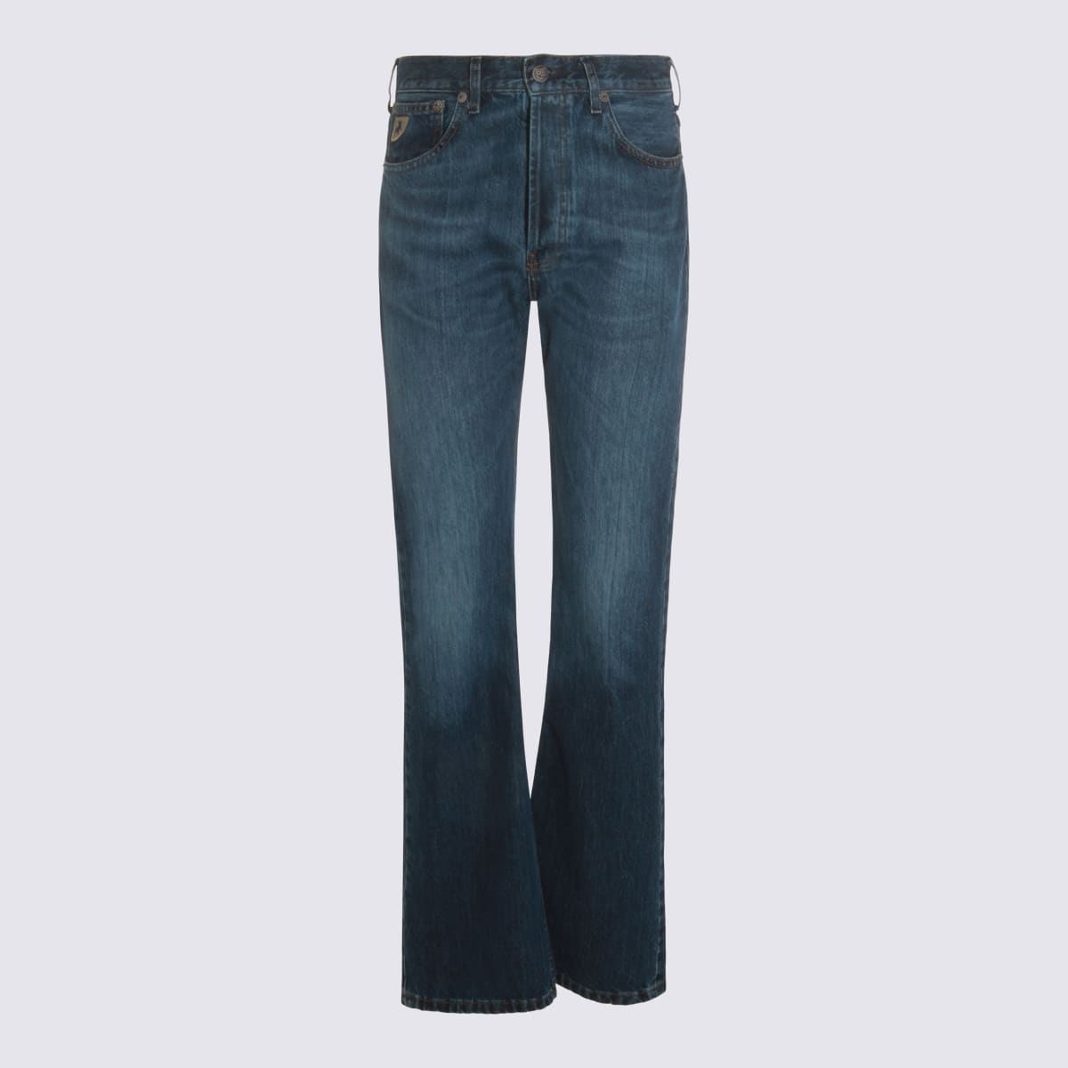 Lois Blue Cotton Denim Jeans