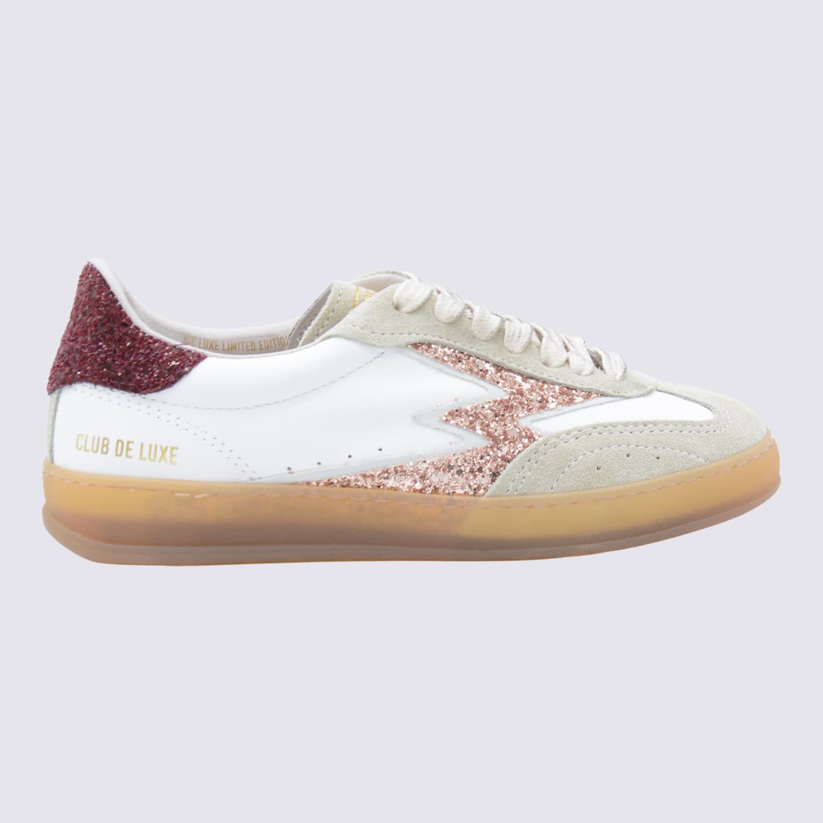 M. O.A. master of arts White And Red Sneakers