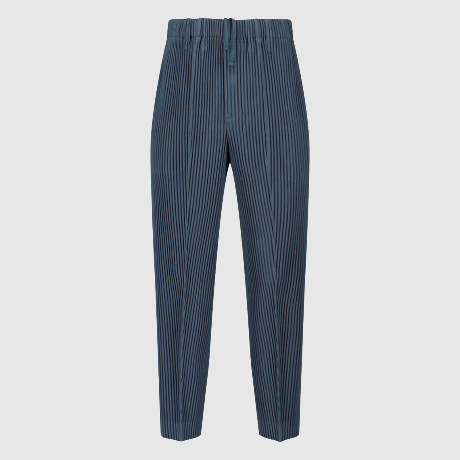 Homme Plissé Issey Miyake Navy Blue Pants