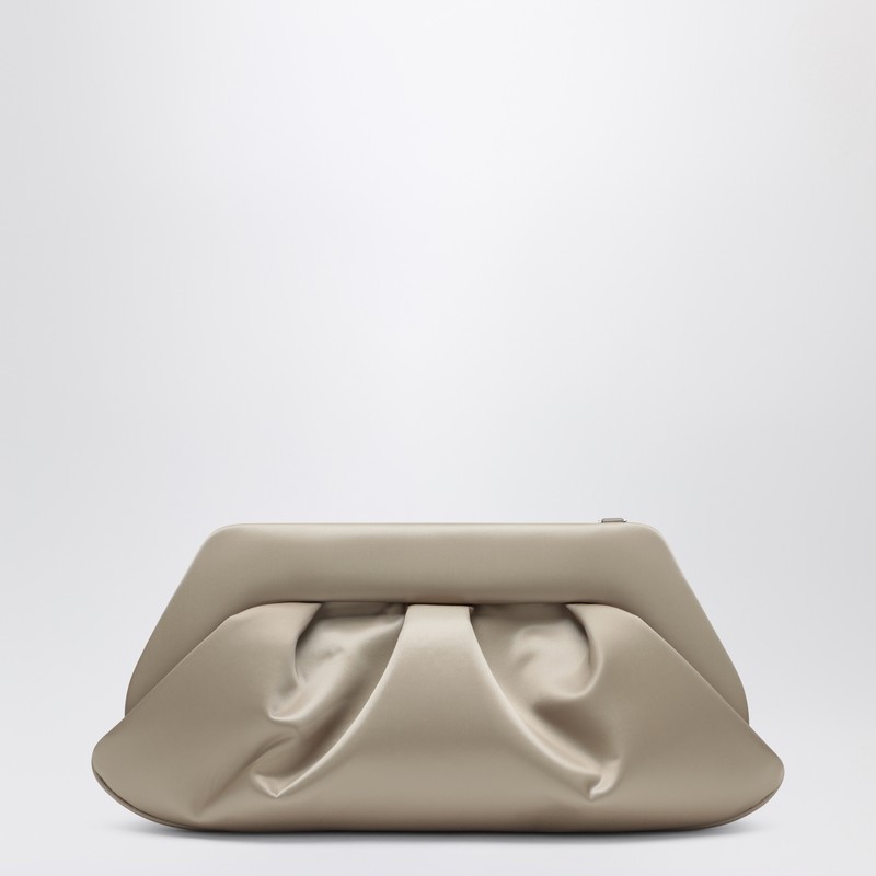 Ivory satin clutch Emera