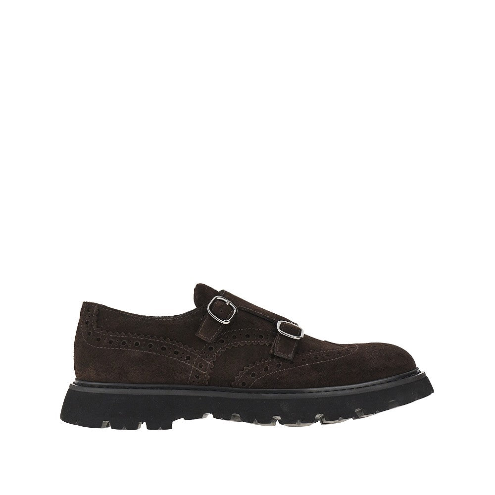 DOUCAL'S Suede leather Double Monk shoes Man 39