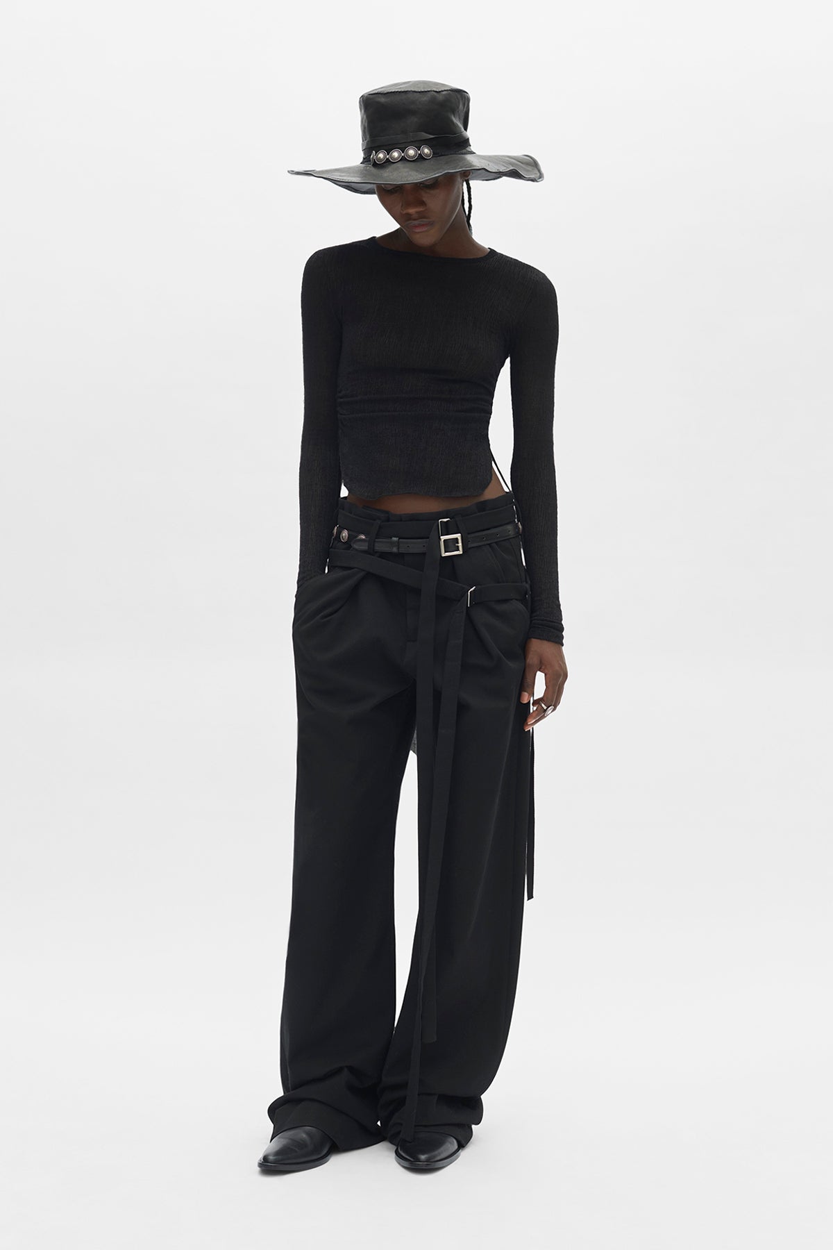 Oke Long Sleeve Crop Top