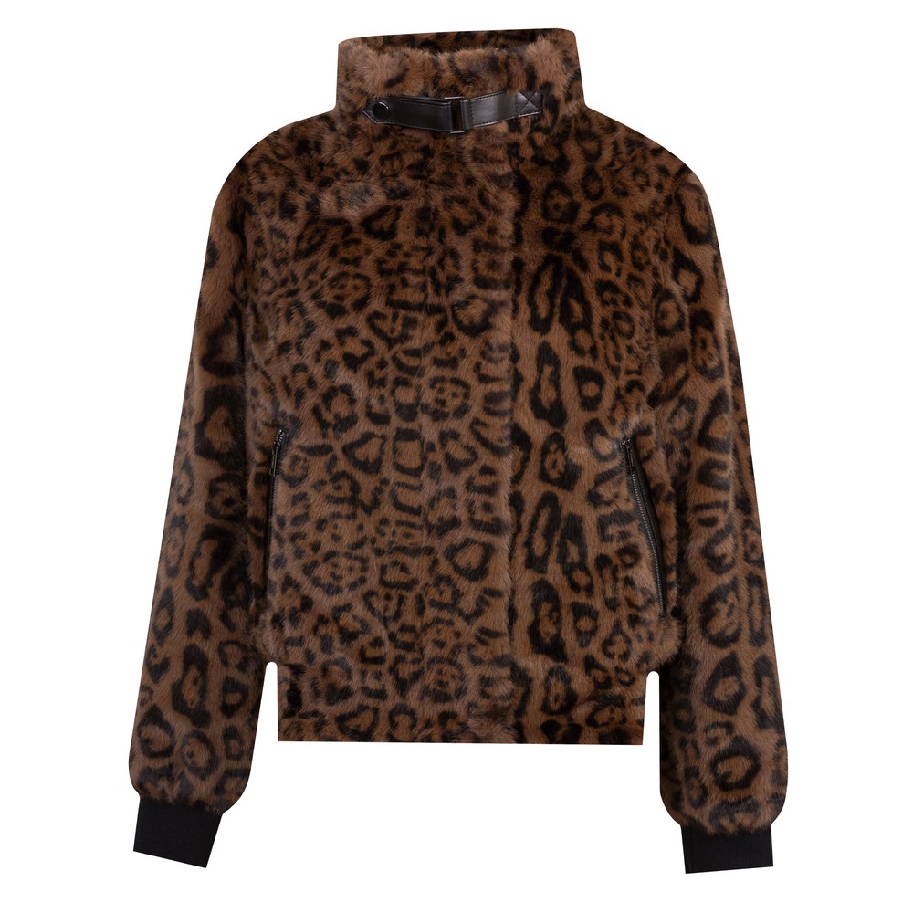Ambra Short Fake Fur Jacket