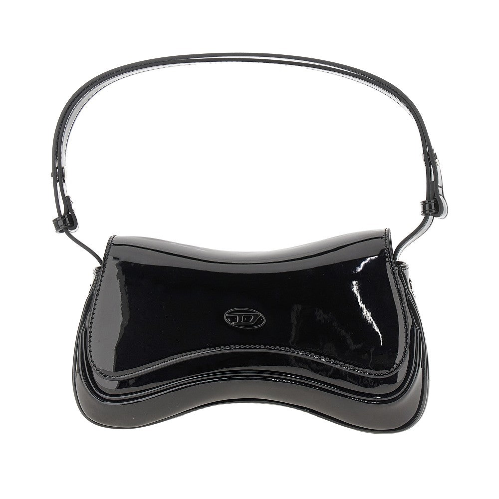 DIESEL Glossy faux leather 'Play Clutch' bag Woman One Size