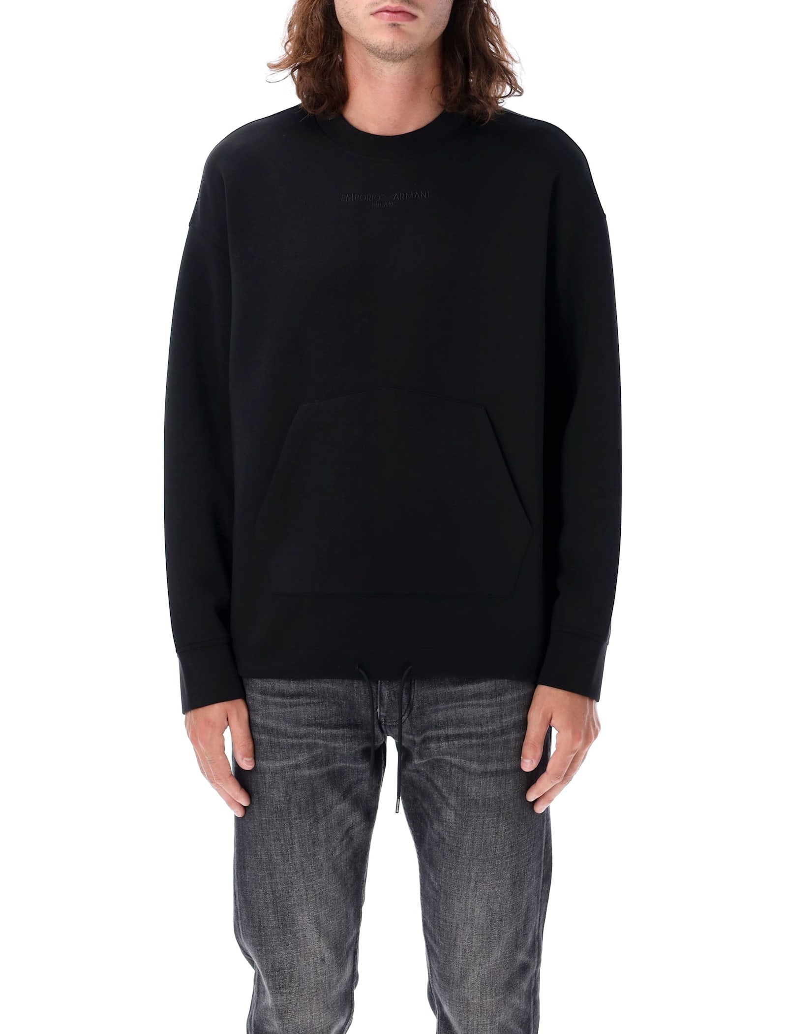 Emporio Armani Embossed Logo Sweatshirt