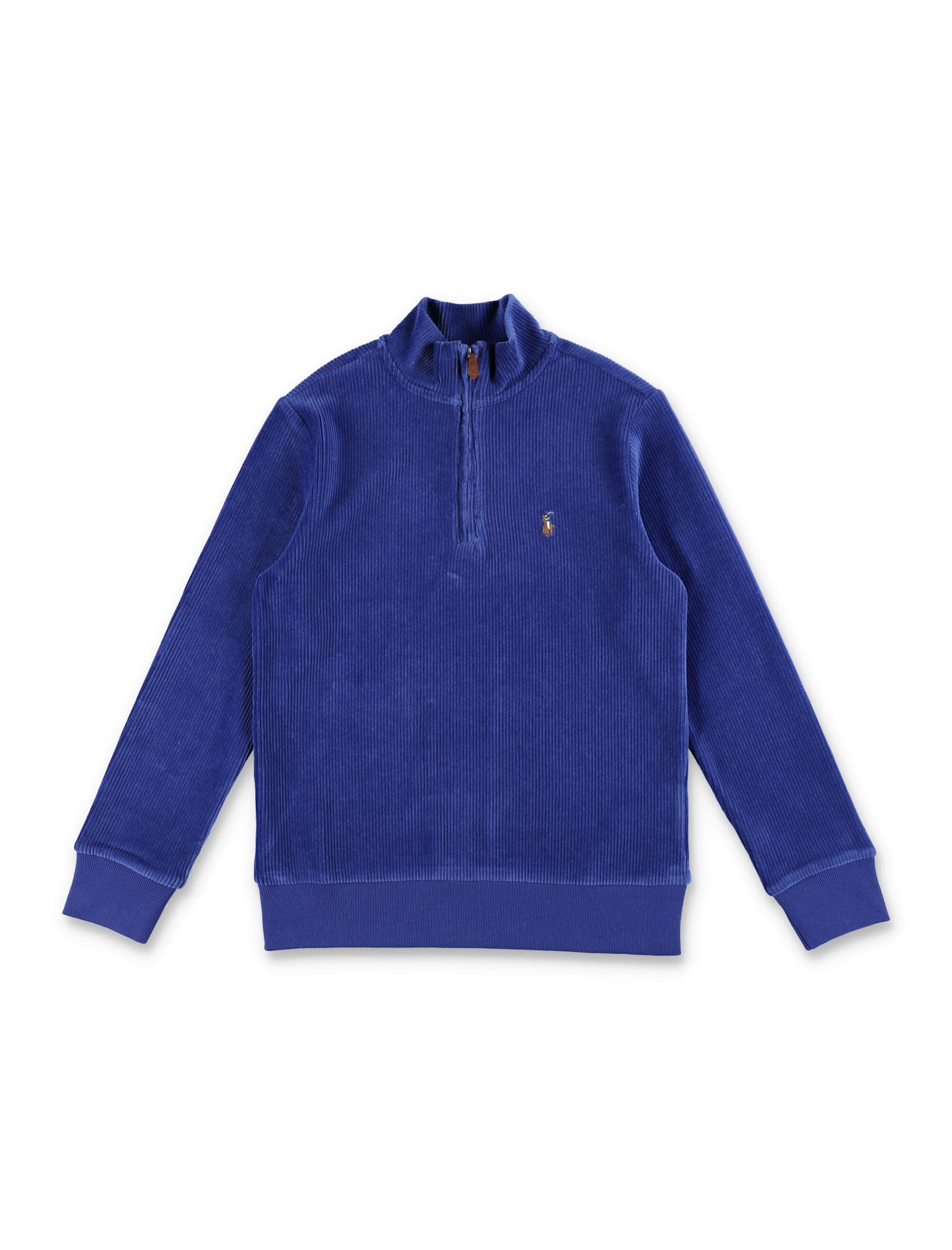 Polo Ralph Lauren Kid - Knit Corduroy Quarter-zip Pullover